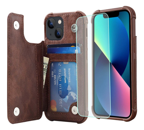 Funda Cartera Case Pantalla Para iPhone 7 8 Se X Xr 11 12 13