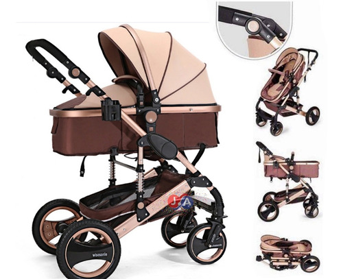 Coche Moisés Para Bebe Marca Snooze Baby 