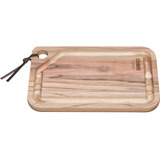 Tabla De Madera Churrasco Con Canaleta 49x28 Cm Tramontina Color Marrón