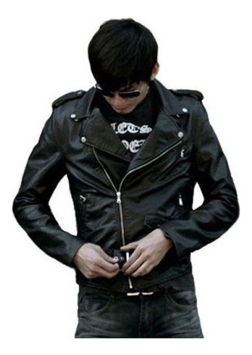 Chaqueta Rocker Slim Negra, Mi Estilo Biker [u] [u]