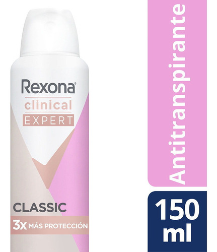 Rexona Antitranspirante En Aerosol Clinical Classic 91g