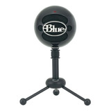 Micrófono Gamer Blue Snowball Cardioide Usb Negro