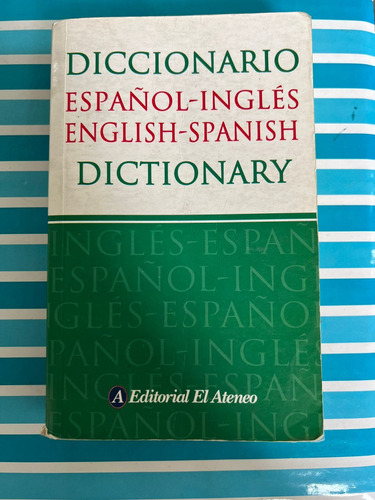 Diccionario Ingles - Español Español - Ingles, De Ateneo. 