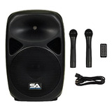 Seismic Audio - Rsg-12 - Powered 12  Pa Altavoz Recargable C