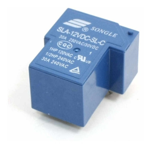 Rele 12v 30a Relay 250vca30a 30vcc30a 5pines Songle