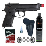 Pistola De Airsoft Rossi M92 Blowback Greengás Lançamento