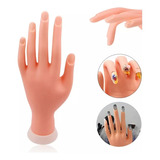 Mano Flexible Para Practicas  Uñas Esculpidas Manicuria