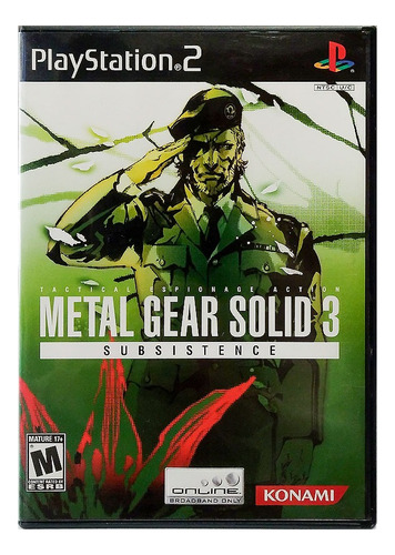 Metal Gear Solid 3  Subsistence Playstation 2