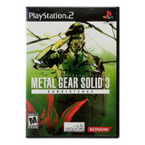 Metal Gear Solid 3  Subsistence Playstation 2