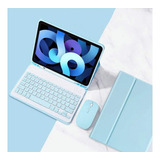 Funda C/teclado Anmengxinling Para iPad Air 5g/4g 10.9 Azul