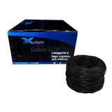 Bobina Cable Utp Xcase Cat6 Red 305m Negro Xacab20b