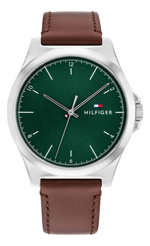 Reloj Tommy Hilfiger Para Hombre De Cuero 1710602