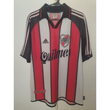 Camiseta River Plate adidas 2001 Tricolor Ortega Talle M