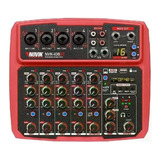 Consola Pasiva Con Interfaz Usb Novik Nvk I08bt Rojo