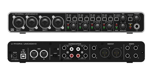 Behringer Umc-404hd Interfaz Interface De Audio 4x4 Canales