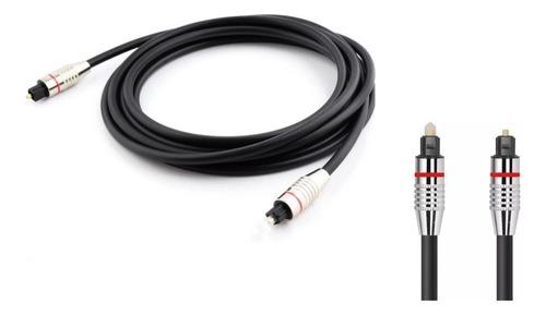 Cable Audio Digital Optico Fibra Toslink Optico Digital 1,5m