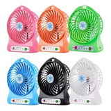 5 Mini Ventiladores Portatiles Recargables 3 Velocidades