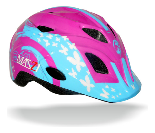 Casco Bicicleta Proteccion Skate Monop Niñas Mazzi Purple