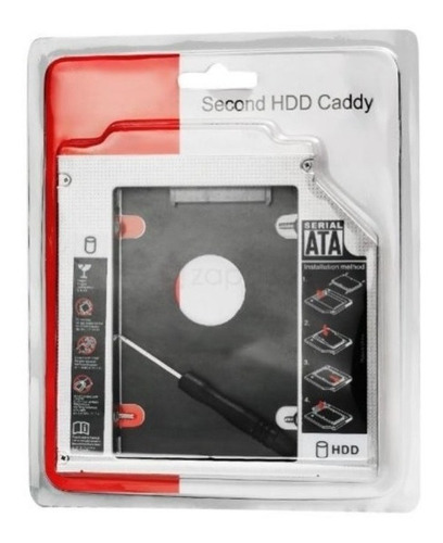 Drive Caddy Para Hd Ssd 9.5mm Notebook Dell Adaptador De Dvd