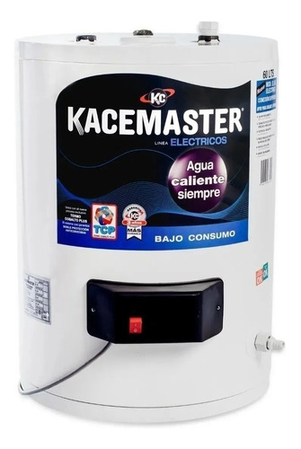 Termotanque Electrico Kacemaster 60 Lts - Alta Recuperacion Color Blanco