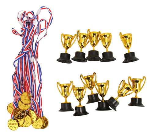 El Trofeo Mini Gold Awards Incluye Un Trofeo Dorado De Plást