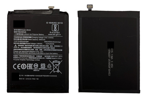 Batería Compatible Con Xiaomi Redmi Note 7 Pro M190f7s Bn4a