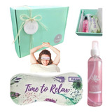 Kit Caja Regalo Mujer Box Zen Spa Relax Rosa Aroma Set N27