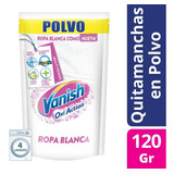 Polvo Quitamanchas & Blanqueador Ropa Repuesto Vanish 120g