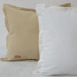 Pack X 4 Almohadones De Tusor De 40x40cm - Relleno De Vellon