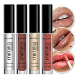 Brillo Labial Hidratante Lipgloss Hialuronico Set Lidherma