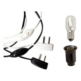 Cable Armado Velador + Lampara + Portalampara (kit 5 Und)