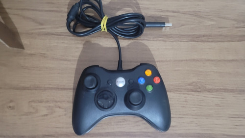 Controle Xbox 360 Similar Ao Microsoft, Com Fio, Funcionando