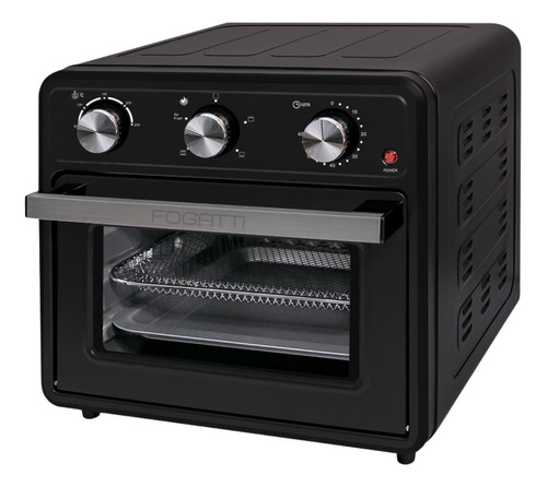 Forno Elétrico Fogatti Air Fryer Preto 22l 1360w 220v