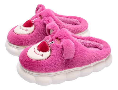 Zapatillas De Felpa Para Interiores De Disney Strawberry Bea