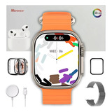 Smartwatch Serie 10 Ultra W69+ Plus Nfc 2gb Amoled + Brindes