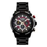 Reloj G-force Original H3829g Cronografo Negro + Estuche