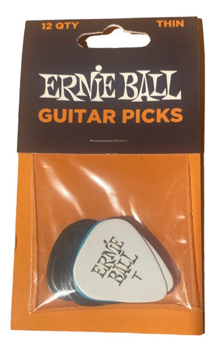 Pack 12 Uñetas Ernie Ball P09176 Thin