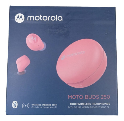 Moto Buds 250 Rosa Wireless Charging Case 6 + 12 Hrs Usb-c 