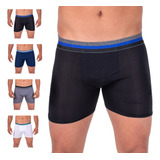 Kit C/10 Cueca Boxer Dry Fit Long Leg Furadinha Box C/ Forro