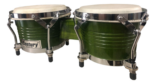 Bongo Century Cnbg002 Aro Cromado 7 Y 8 Pulgadas Verde