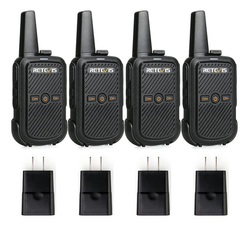 Retevis Rt15 Walkie Talkies Pequeños Para Adultos, Mini Radi