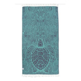 Zonazero Manta De Playa Sand Cloud Mint Swirl Turtle Rg