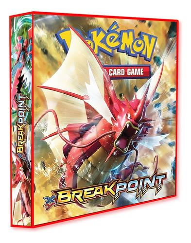 Álbum Pasta Fichário Pokémon Break Point Capa Dura Reforçado