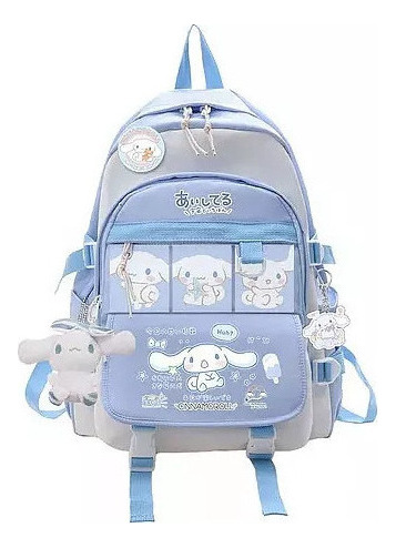 Mochila Escolar Grande Anime Sanrio Cinnamoroll Mochilas