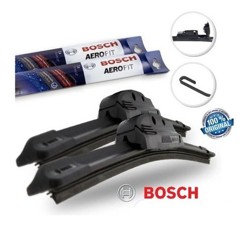 Palhetas Limpador Parabrisa Original Bosch Aerofit Silicone