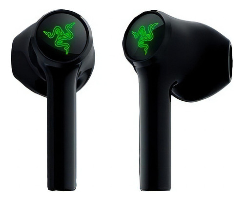 Auriculares In-ear Gamer Inalámbricos Razer Hammerhead True Wireless X Negro Con Luz  Verde Led