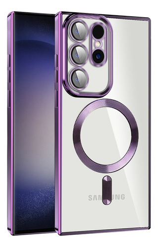 Case Forro De Carga Magnética Para Samsung Galaxy S23 Ultra