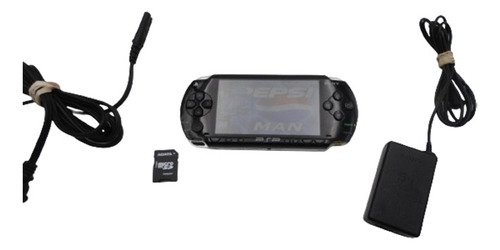 Psp 1000 Negro 32 Gb De Juegos Cargador Hackeado B