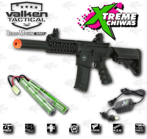 Marcadora Airsoft Electrica Valken Bm Sd Bbs 6mm Xtrm P