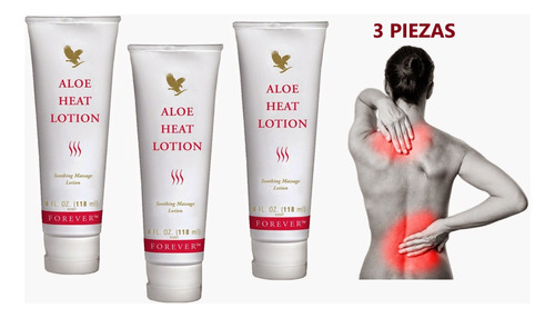 3 Aloe Heat Lotion Loción Corporal Relajante Forever Living®